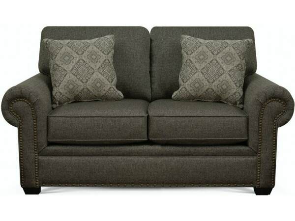 Brett Loveseat with Nails Loveseats Customizable