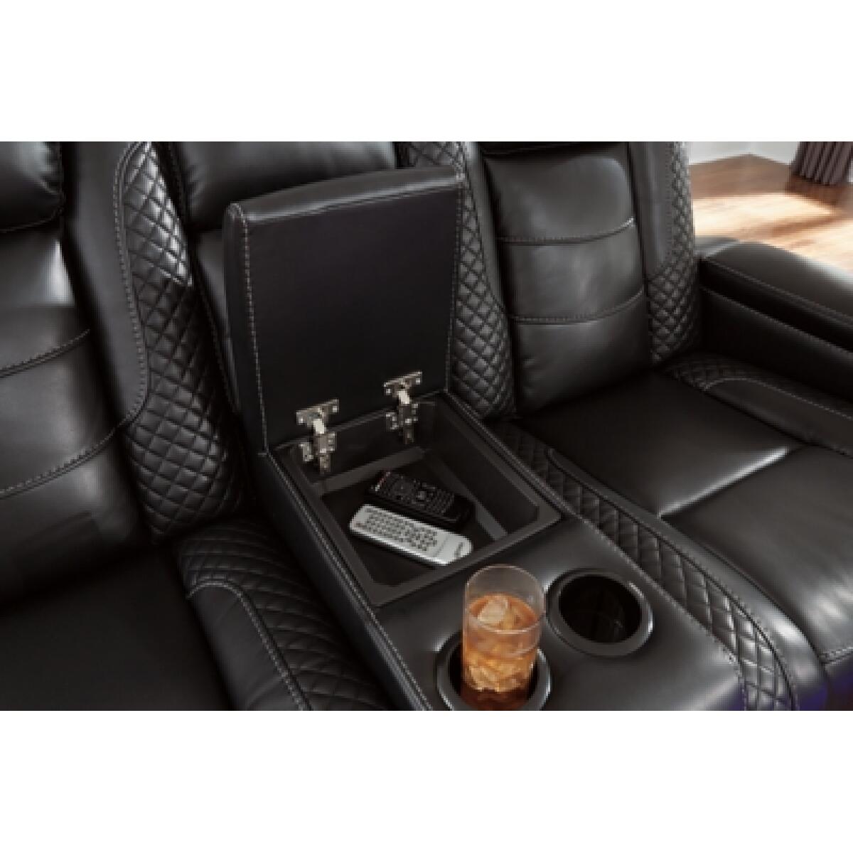 Party Time Power Reclining Loveseat with Console Loveseats Ashley Furniture 39