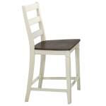Glennwood Ladder Stool | White & Charcoal