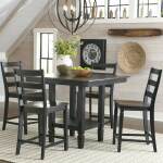 Glennwood Counter Table | Black & Charcoal - Image 2