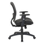 Office Star Mesh Screen Seat And Back Chair - Black - Image 3