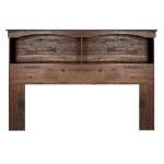 Aspen Oak F/Q Bookcase Headboard - Image 3