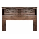 Aspen Oak F/Q Bookcase Headboard - Image 3