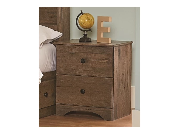 Aspen Oak 2-Drawer Nightstand Nightstands Perdue Woodworks