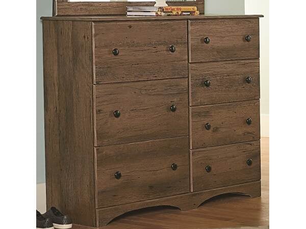 Aspen Oak 7-Drawer Chest Chests Perdue Woodworks