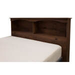 Aspen Oak Twin Bookcase Headboard