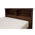 Aspen Oak F/Q Bookcase Headboard