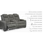 Next-Gen DuraPella Power Reclining Loveseat with Console - Image 5