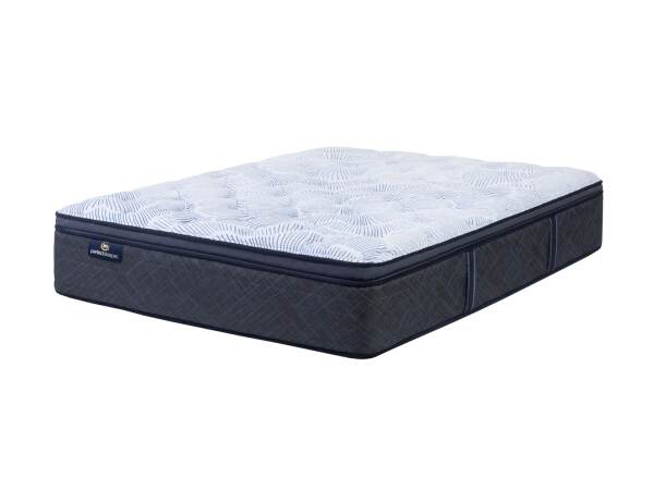 Perfect Sleeper Blue Lagoon Nights Plush Pillowtop California King Serta