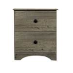 Weathered Gray Ash Night Stand