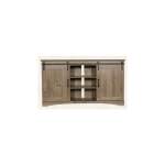 22622 Media Console - Weathered Gray Ash