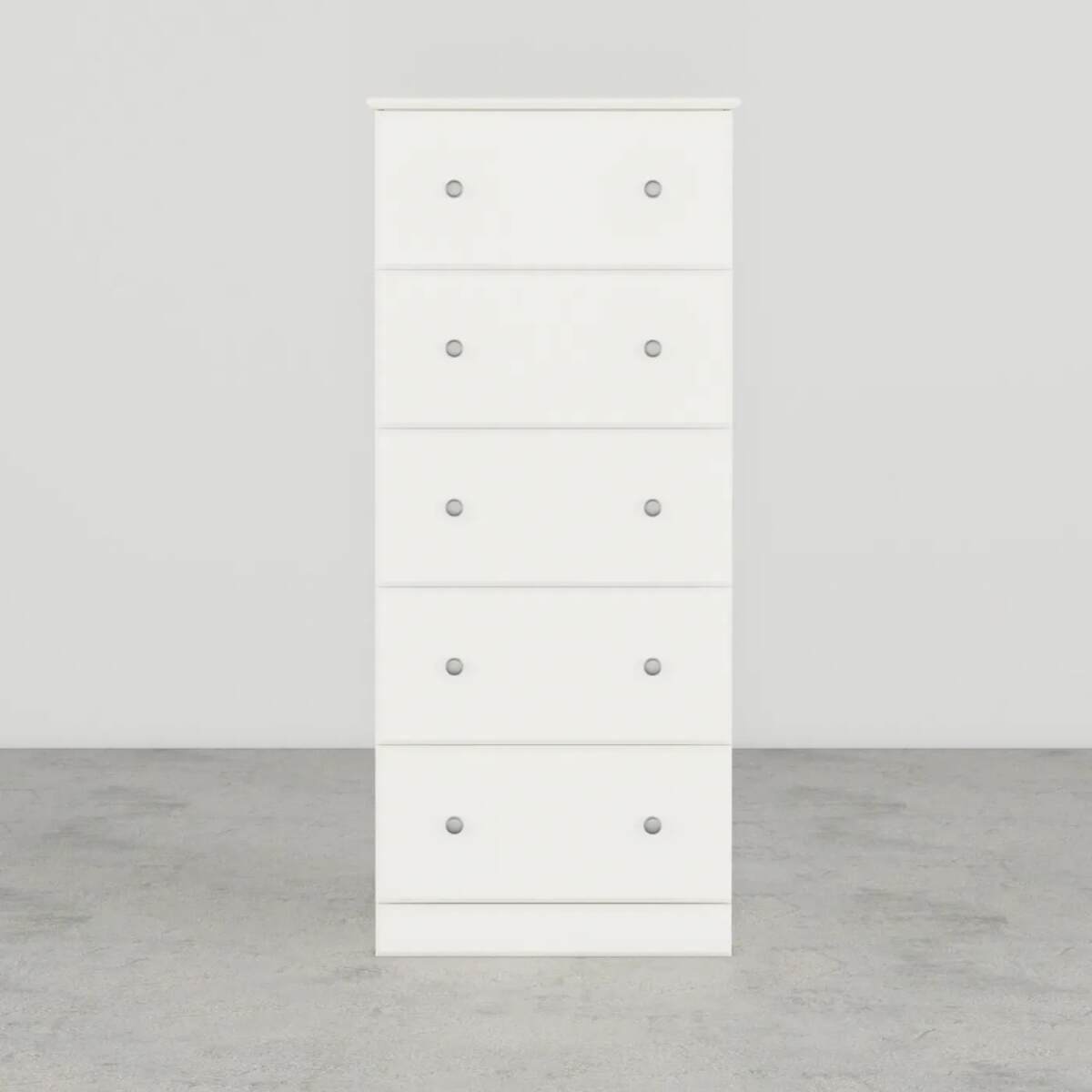 Essential White 5-Drawer Chest Essential White 5-Drawer Chest - Image 1