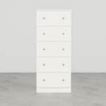 Essential White 5-Drawer Chest