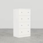 Essential White 4-Drawer Chest - Image 2