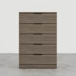 Storm Grey 5 Drawer Chest-Big Chester