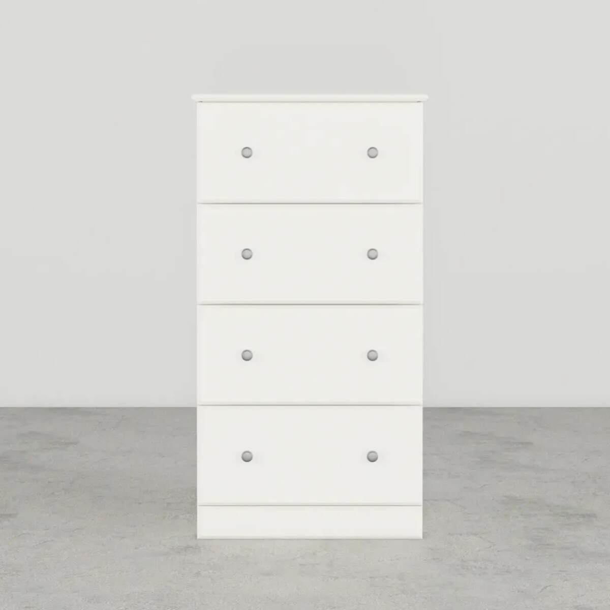 Essential White 4-Drawer Chest Essential White 4-Drawer Chest - Image 1