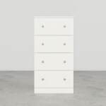 Essential White 4-Drawer Chest