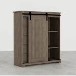 Park Elm 5-Drawer Barn Door Chest - Image 2