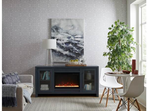 Tatum 66" Fireplace Console-Espresso - Image 2