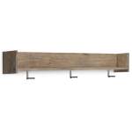 Oliah Wall Mounted Coat Rack with Shelf - Image 2