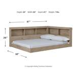 Oliah Full Bookcase Storage Bed - Image 5