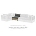 Citrine Park Armless Chair with Cushion - Image 3