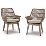 Beach Front Arm Chair with Cushion (Set of 2) - Image 2