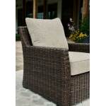 Brook Ranch Outdoor Lounge Chair with Cushion - Image 7