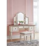 Realyn Vanity and Mirror with Stool - Image 4