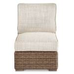 Beachcroft Outdoor Armless Chair with Cushion - Image 3