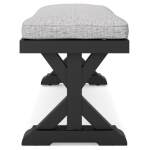 Beachcroft Outdoor Bench with Cushion - Image 8