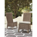 Beachcroft Outdoor Side Chair with Cushion (Set of 2)
