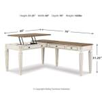 Realyn 2-Piece Home Office Lift Top Desk - Image 5