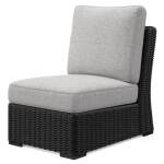 Beachcroft Outdoor Armless Chair with Cushion - Image 4
