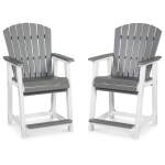 Transville Outdoor Counter Height Bar Stool (Set of 2) - Image 2