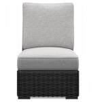 Beachcroft Outdoor Armless Chair with Cushion - Image 5