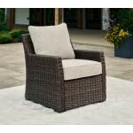 Brook Ranch Outdoor Lounge Chair with Cushion - Image 3