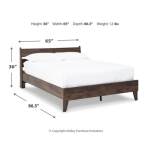 Calverson Queen Panel Platform Bed - Image 5