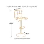 Bellatier Adjustable Height Bar Stool - Image 7