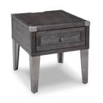Todoe End Table with USB Ports & Outlets - Image 6