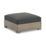 Citrine Park Outdoor Ottoman with Cushion