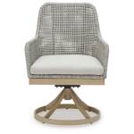 Seton Creek Outdoor Swivel Dining Chair (Set of 2) - Image 5