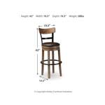 Pinnadel Bar Height Bar Stool - Image 4