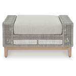 Seton Creek Outdoor Ottoman with Cushion - Image 4