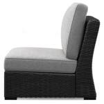 Beachcroft Outdoor Armless Chair with Cushion - Image 7