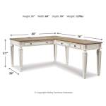 Realyn 2-Piece Home Office Desk - Image 5