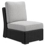 Beachcroft Outdoor Armless Chair with Cushion - Image 2