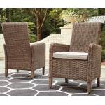 Beachcroft Outdoor Arm Chair with Cushion (Set of 2) - Image 3