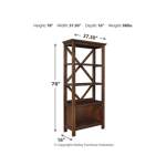 Baldridge 75" Bookcase - Image 5