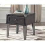 Todoe End Table with USB Ports & Outlets - Image 3